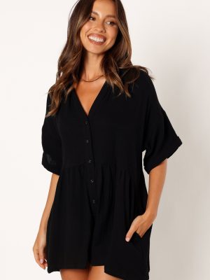 Winny Romper - Black