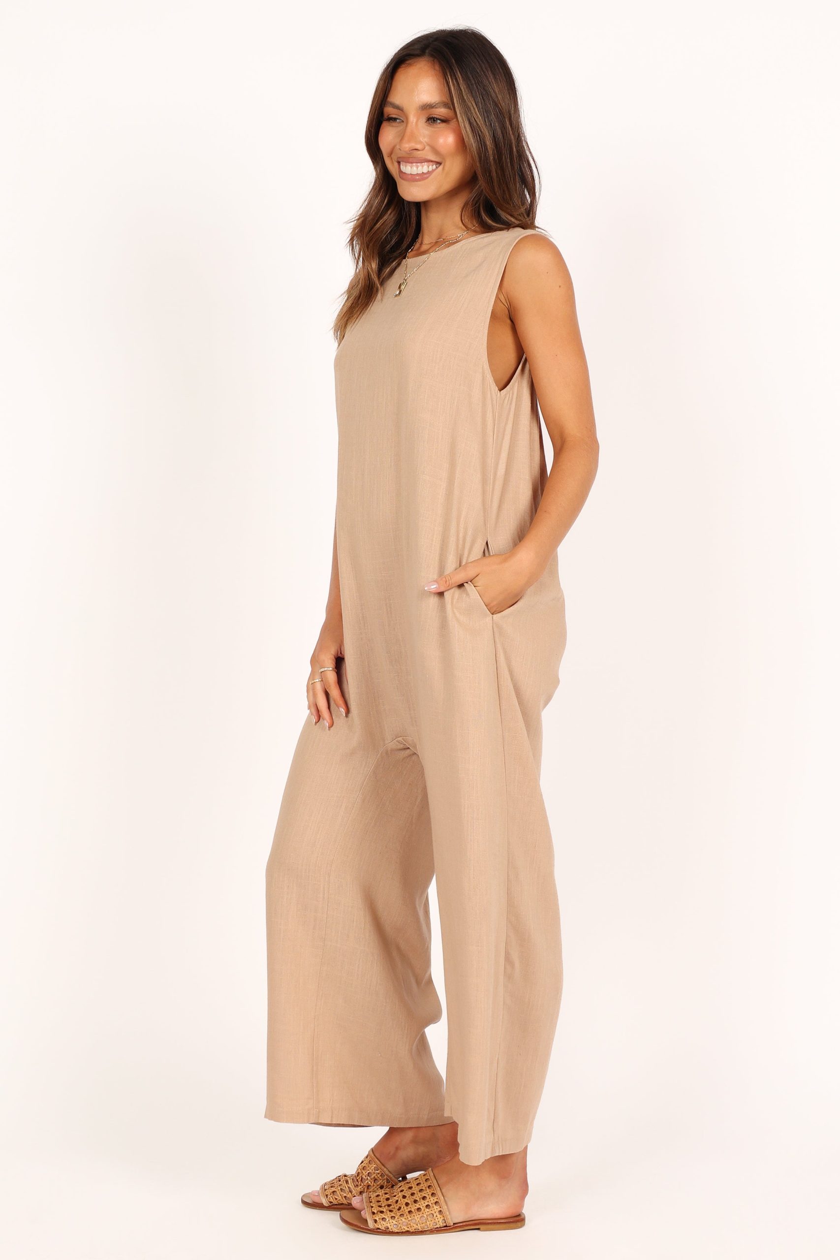 Yardlee Jumpsuit - Mocha - Image 4