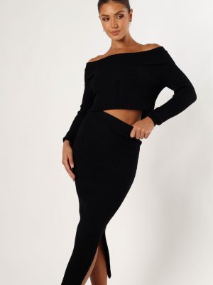 Charlotte Knitted Set - Black