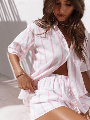 Costa Short Set - White