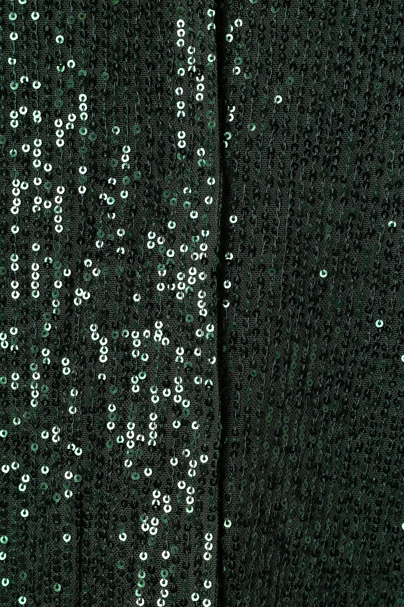 Darcy Sequin Two Piece Pant Set - Hunter Green - Image 11