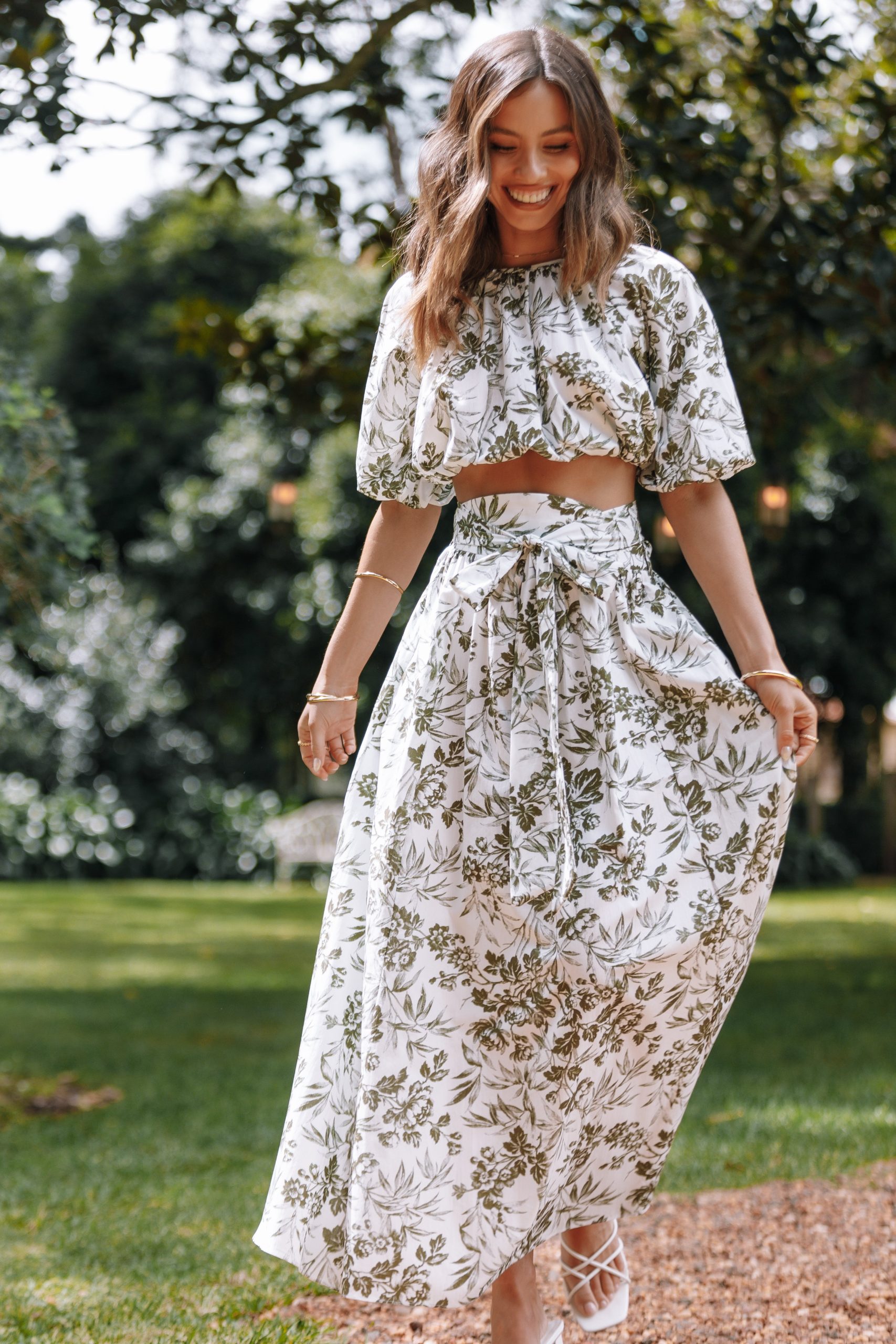 Delilah Set - Green Floral - Image 2