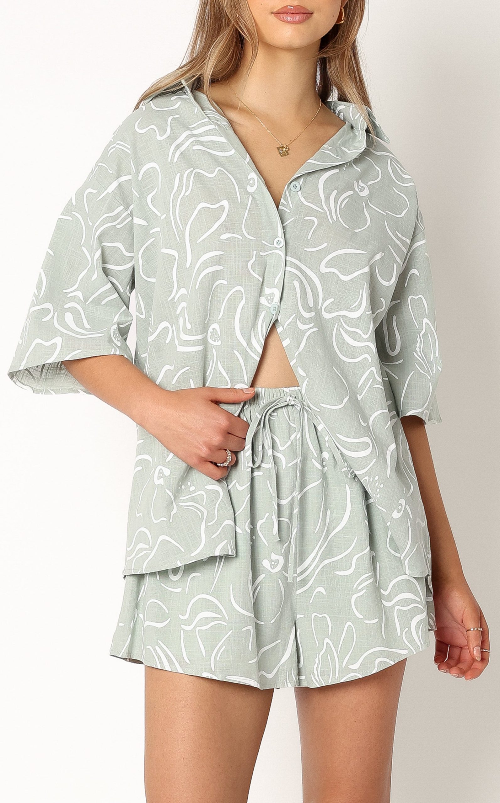 Fiorelli Short Set - Sage - Image 7