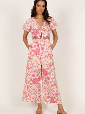Matilda Top & Pant Set - Pink Floral