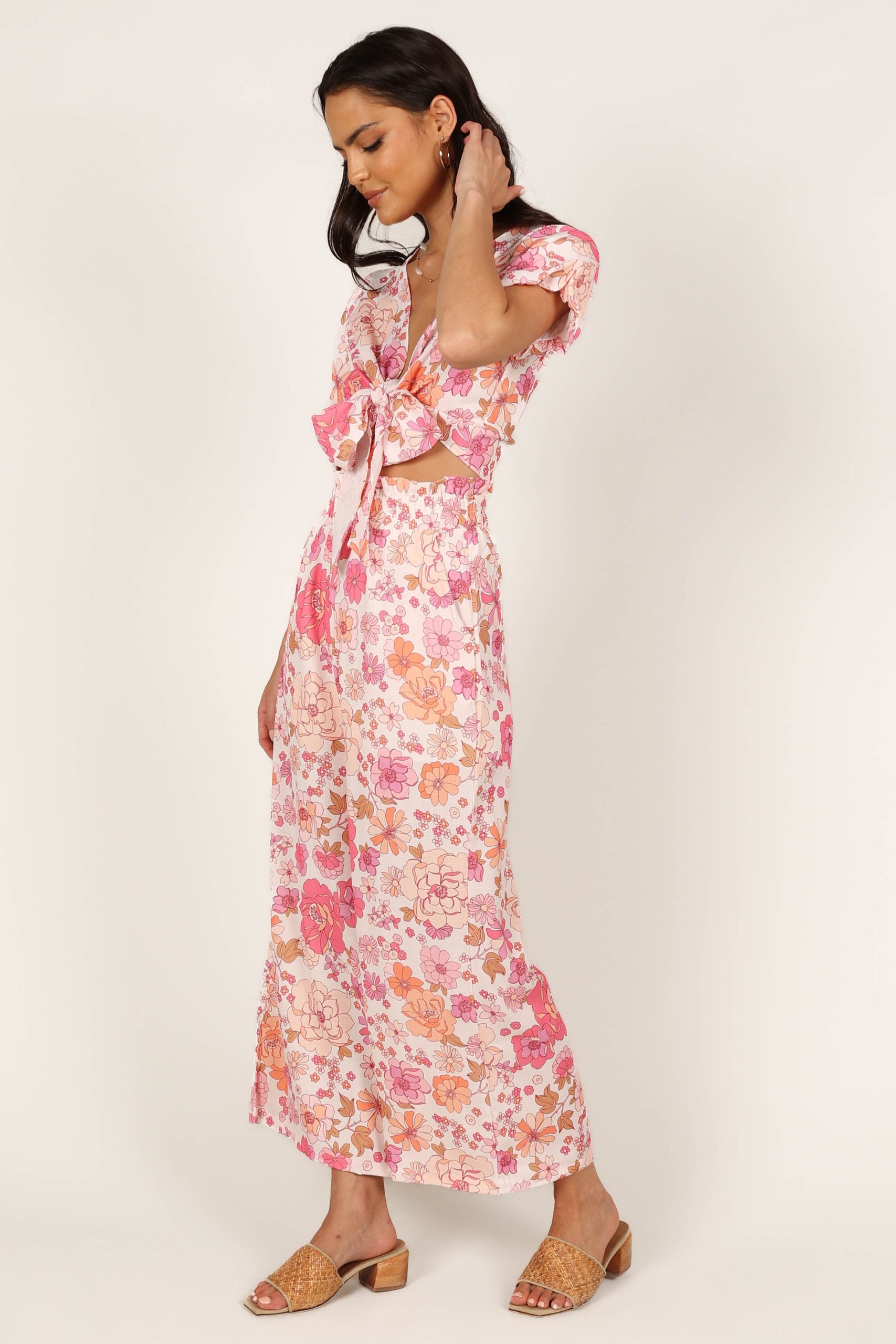 Matilda Top & Pant Set - Pink Floral - Image 4