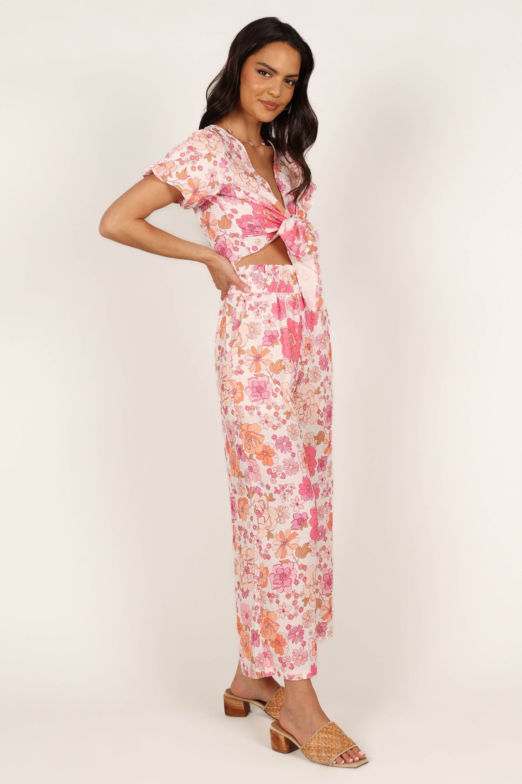 Matilda Top & Pant Set - Pink Floral - Image 5