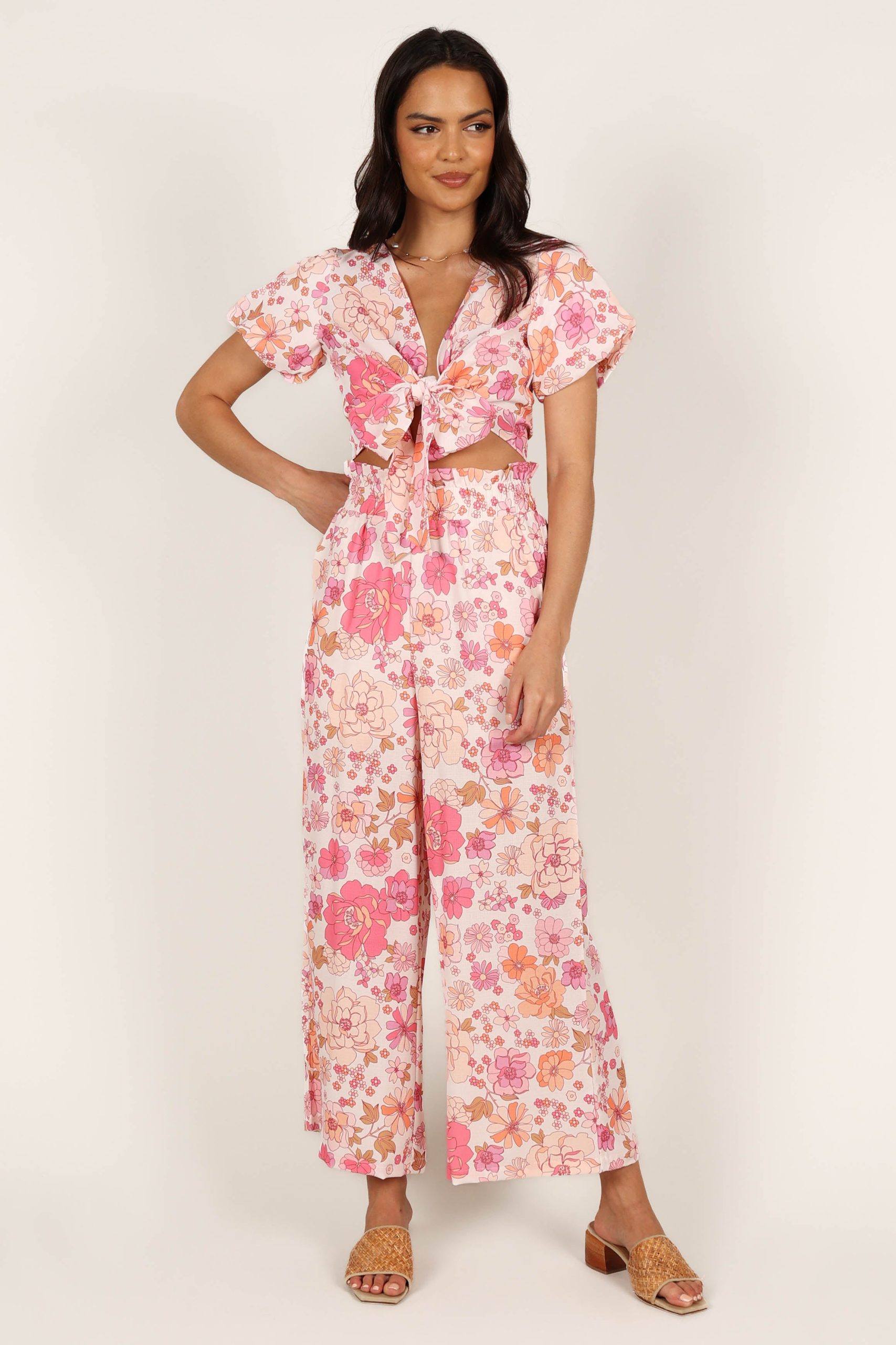 Matilda Top & Pant Set - Pink Floral - Image 8