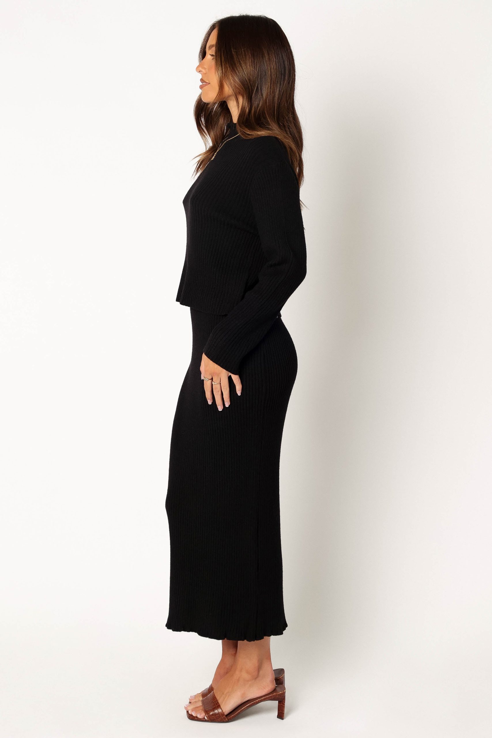 Payton Knitted Set - Black - Image 2