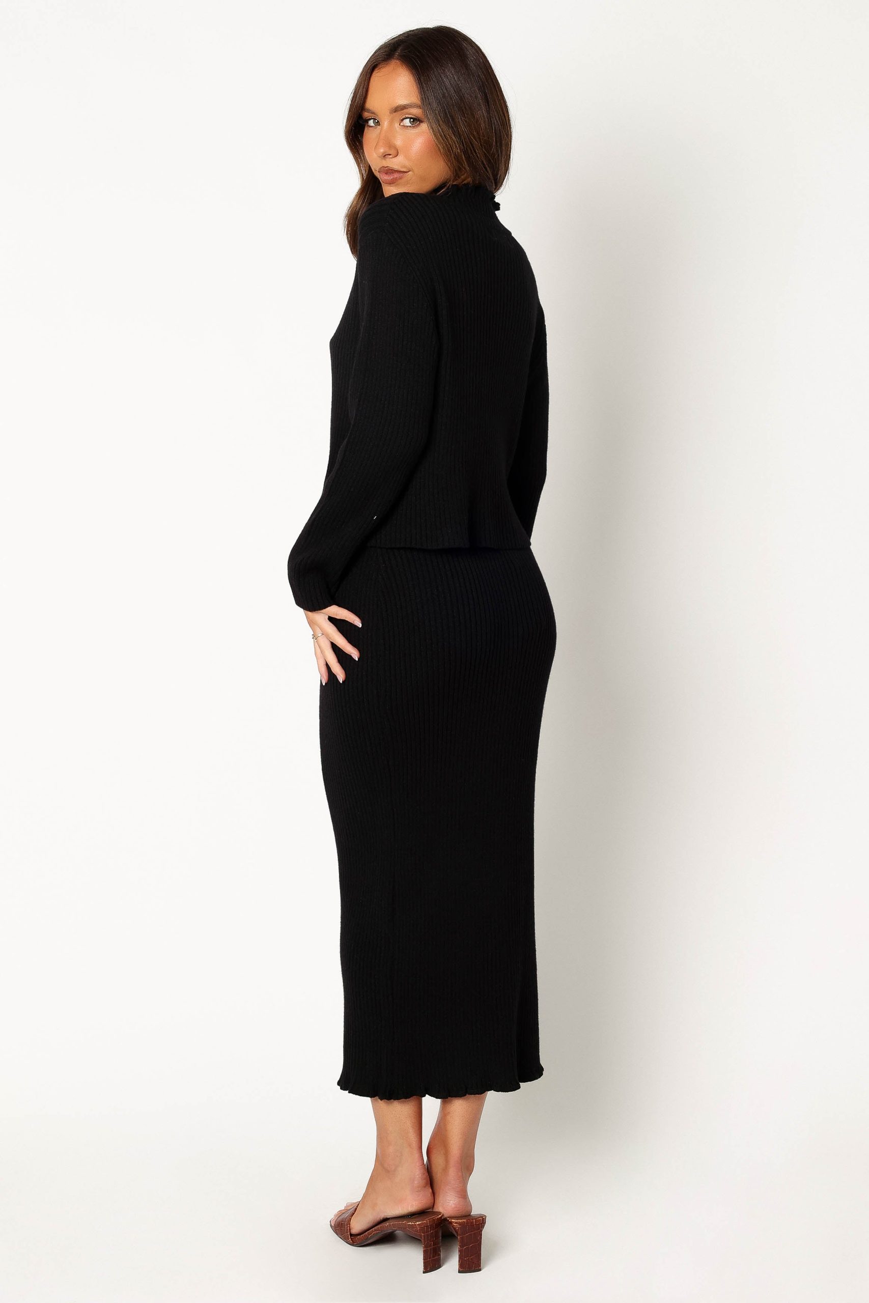 Payton Knitted Set - Black - Image 4