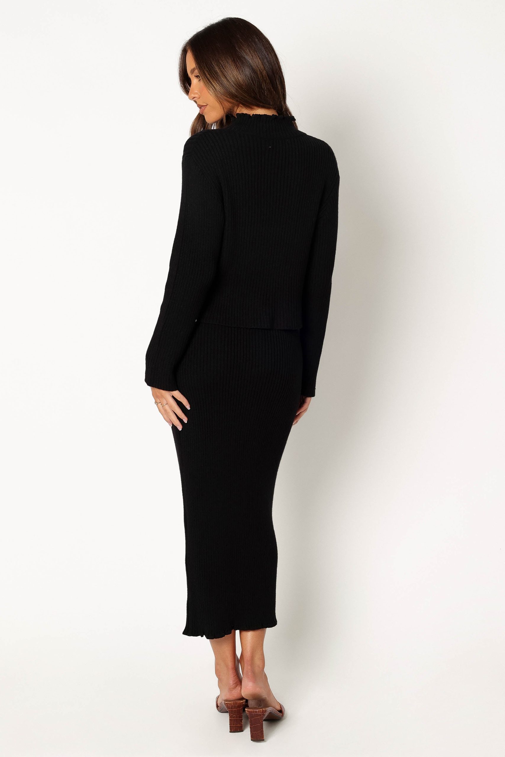 Payton Knitted Set - Black - Image 5