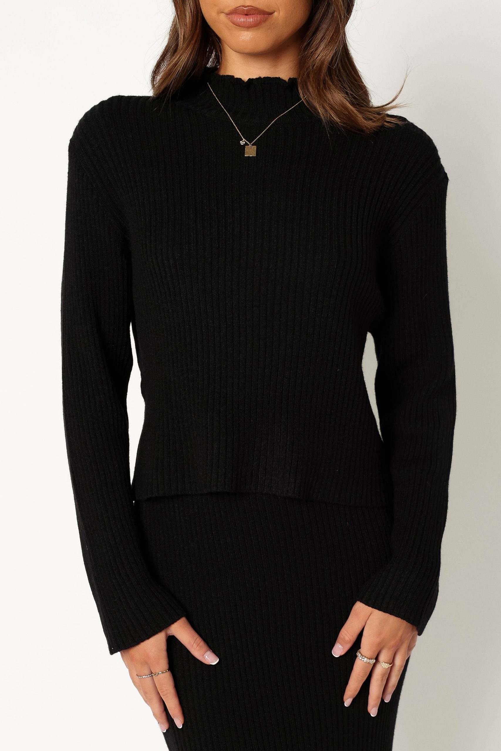 Payton Knitted Set - Black - Image 6