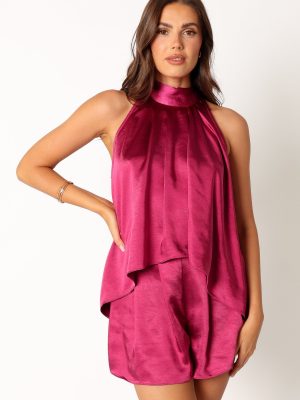 Phoebe Short Set - Magenta