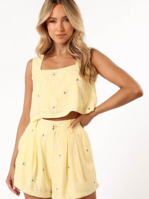 Tiana Short Set - Yellow