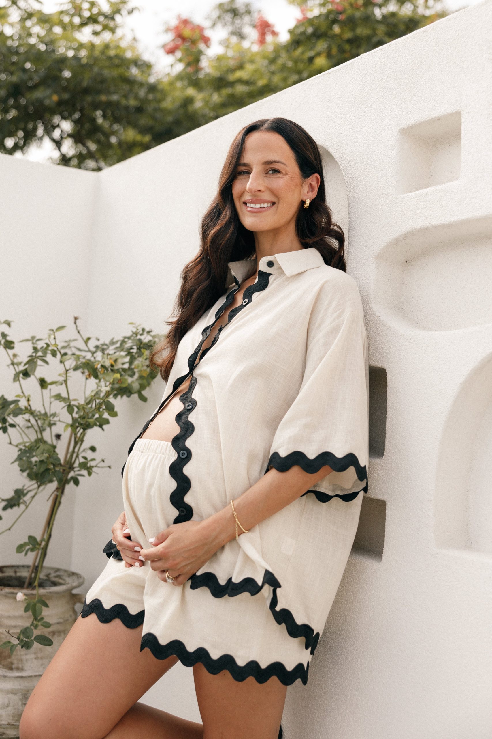 Wilson Short Set - Cream Black - Image 16