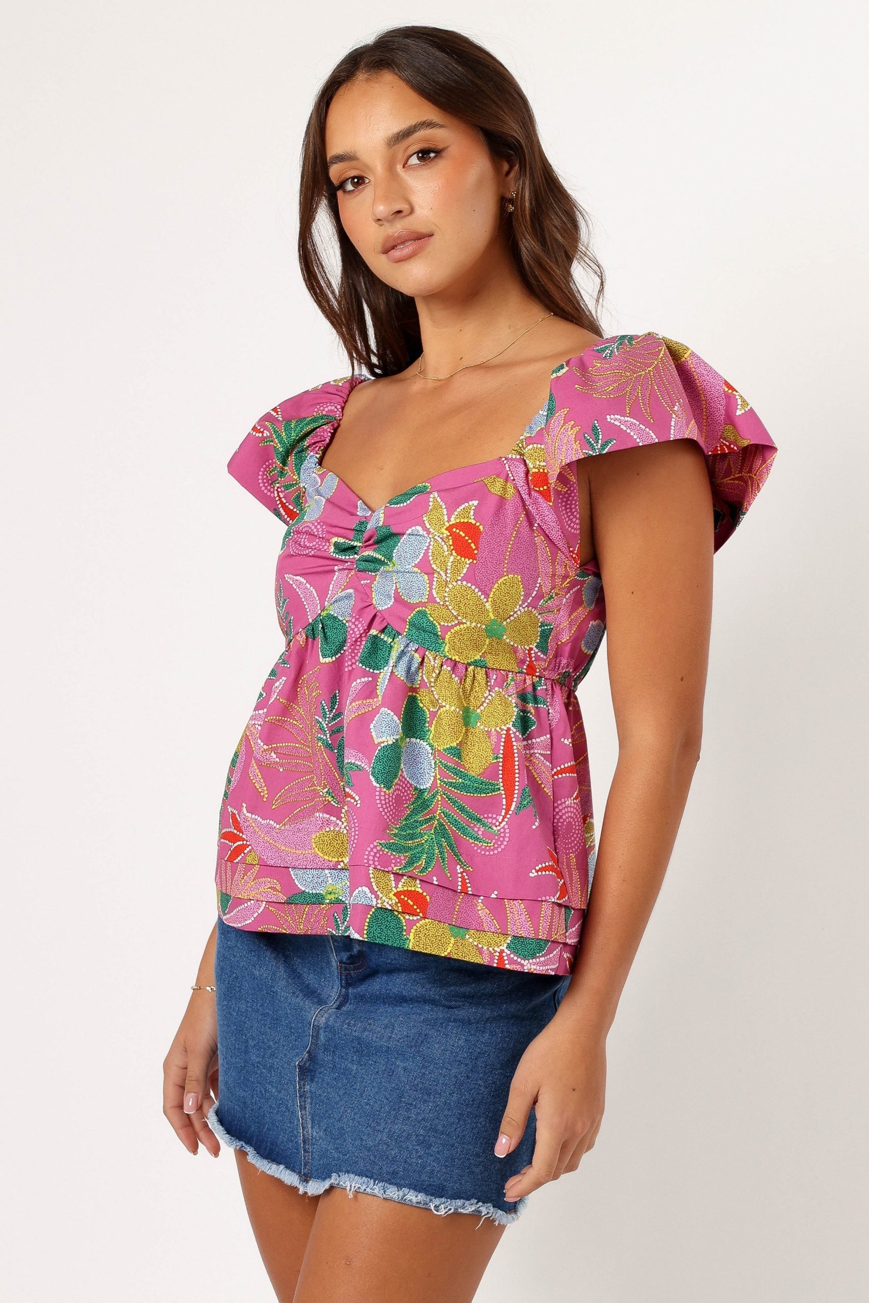 Annalise Top - Pearly Purple - Image 3