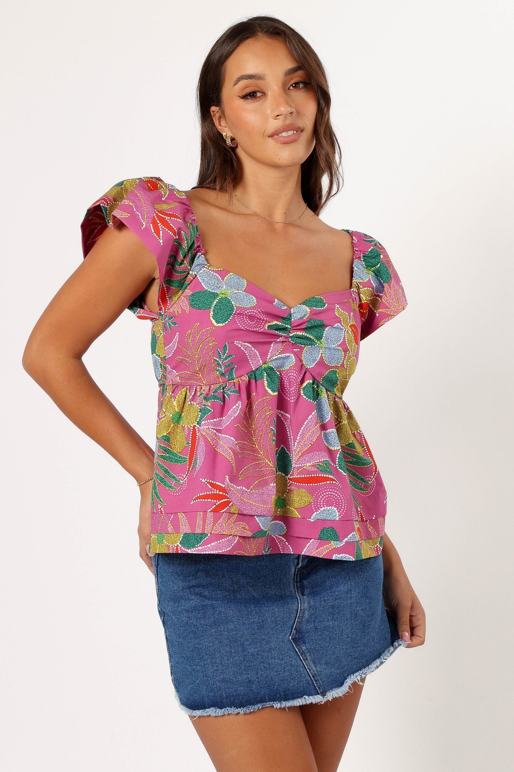 Annalise Top - Pearly Purple - Image 5