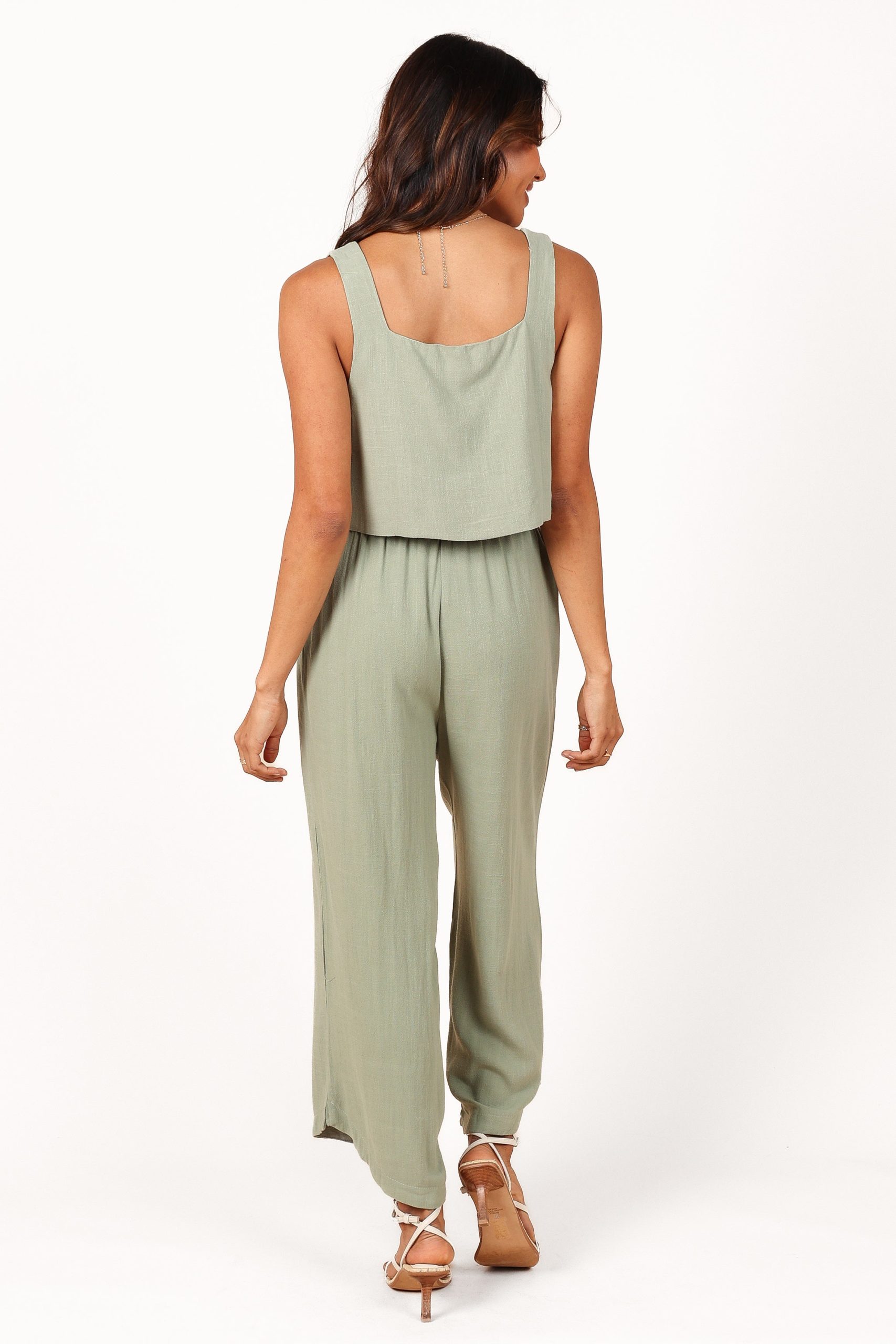 Eleanor Cropped Top - Green - Image 4