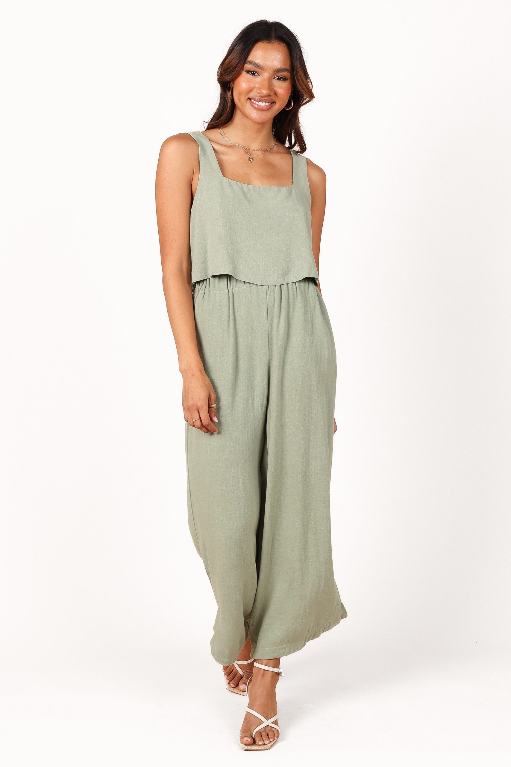 Eleanor Cropped Top - Green - Image 2