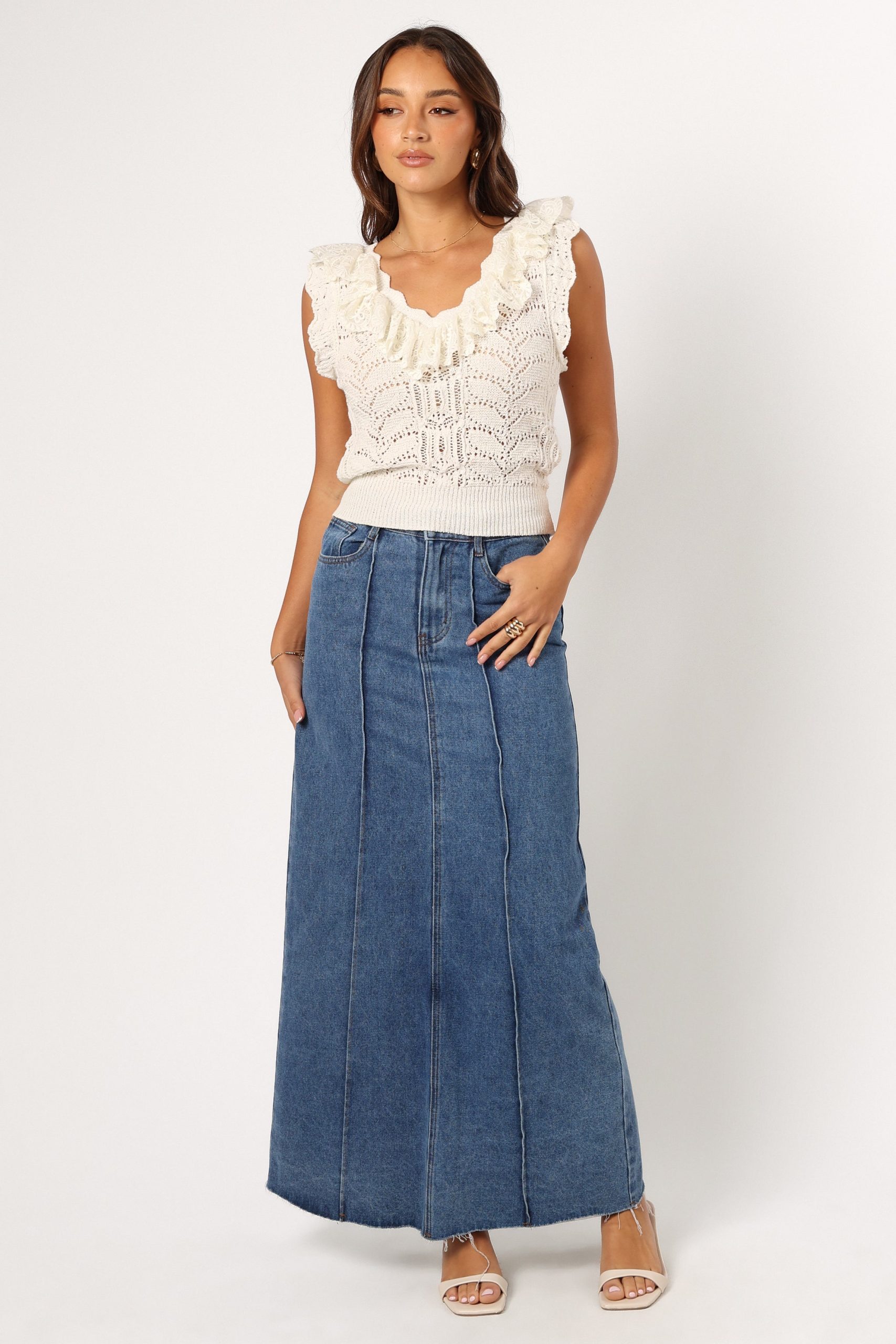 Lorrey Knit Top - Ivory - Image 5