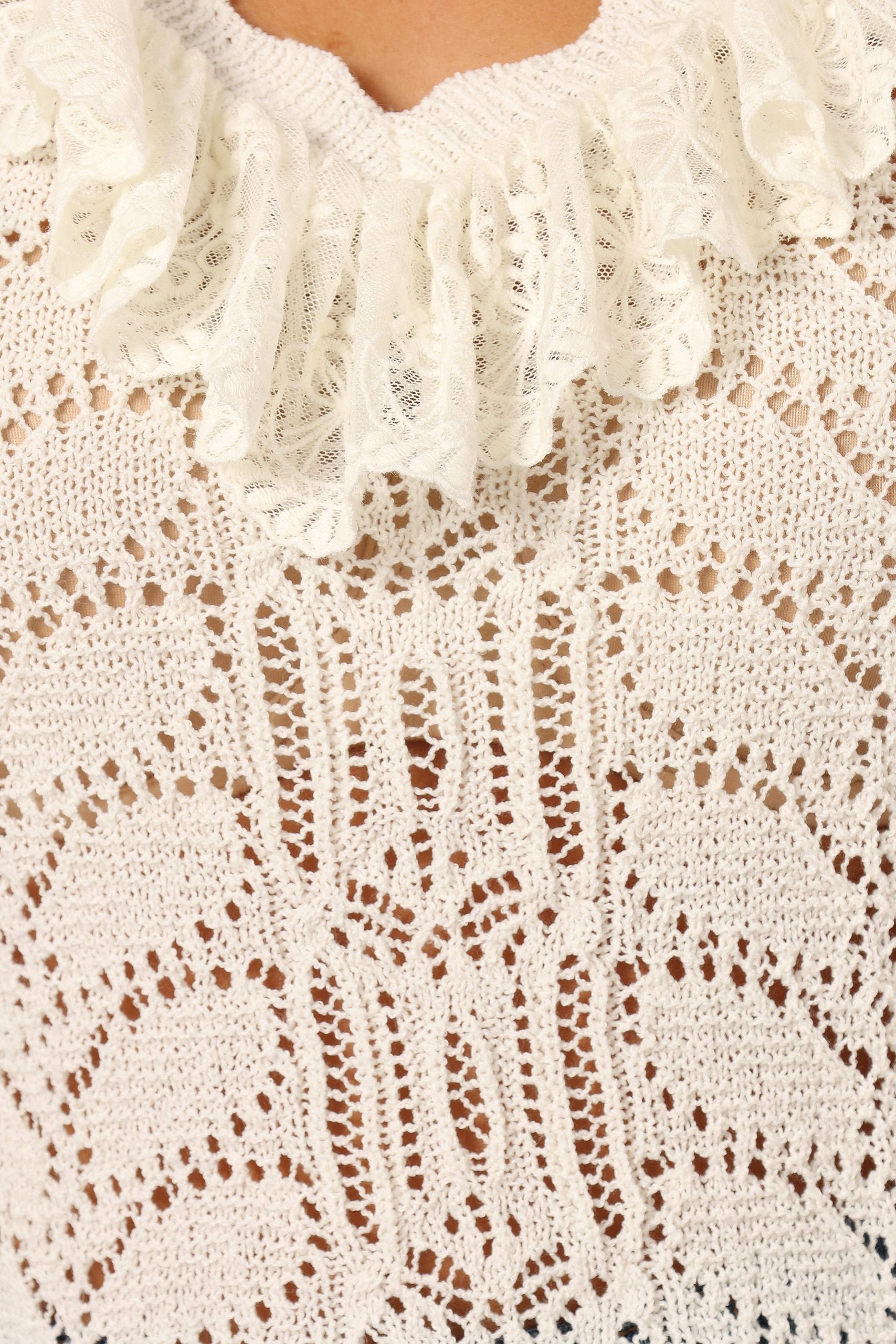 Lorrey Knit Top - Ivory - Image 7