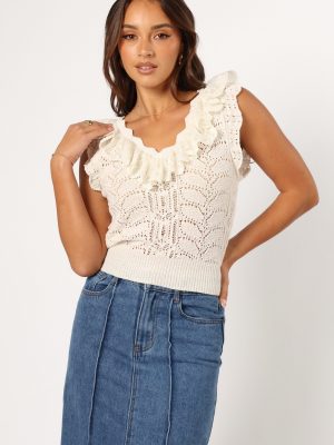 Lorrey Knit Top - Ivory