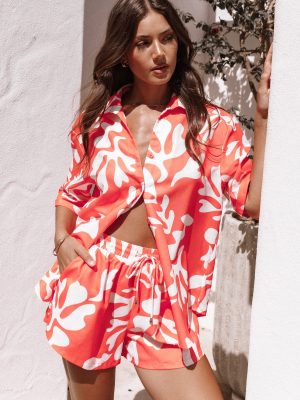 Payton Shirt - Melon White