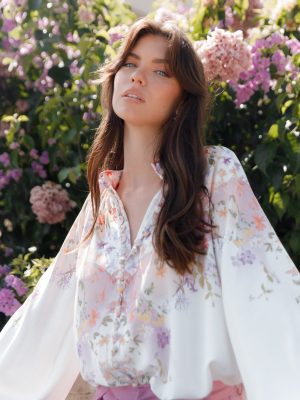 Tiarna Shirt - White Floral