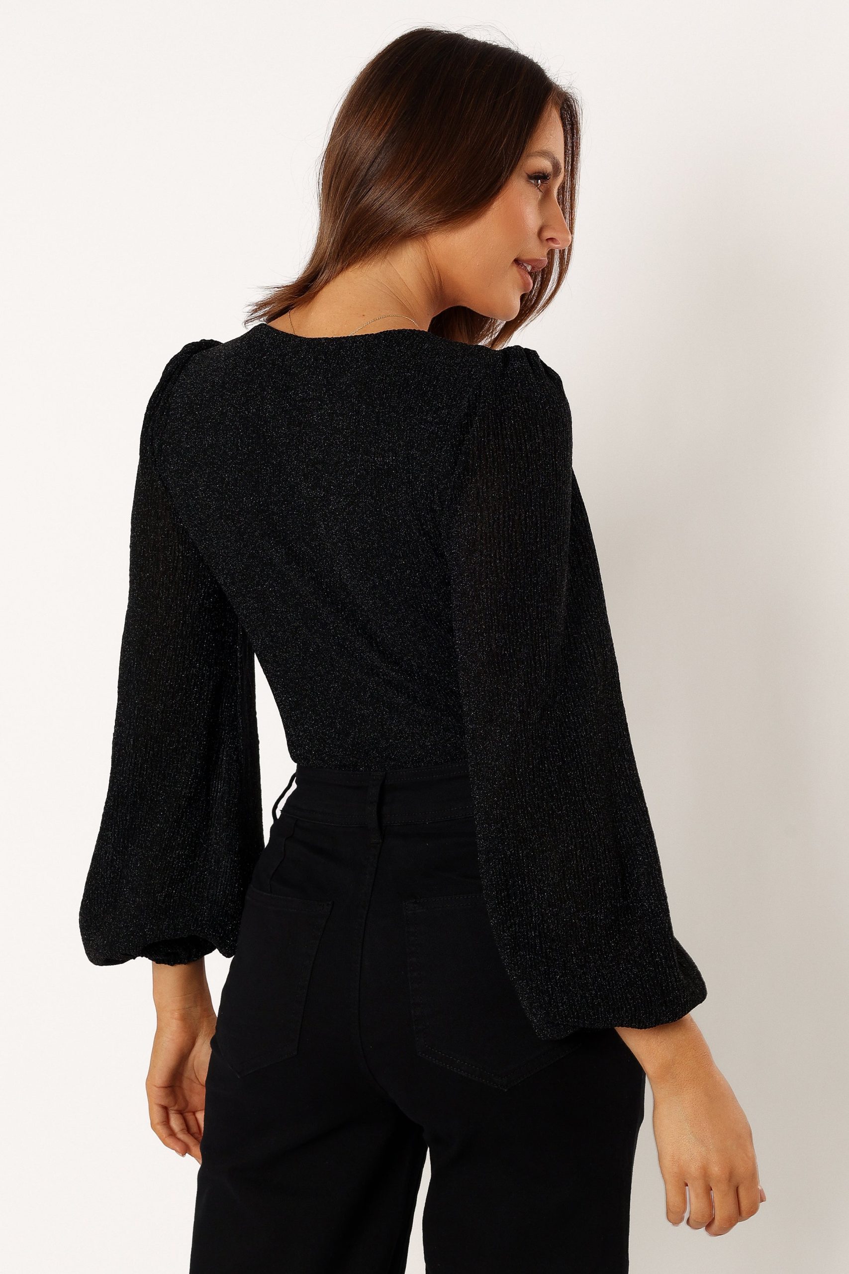 Wander Long Sleeve Bodysuit - Black - Image 5