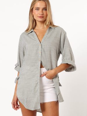 Wren Oversized Shirt - Olive