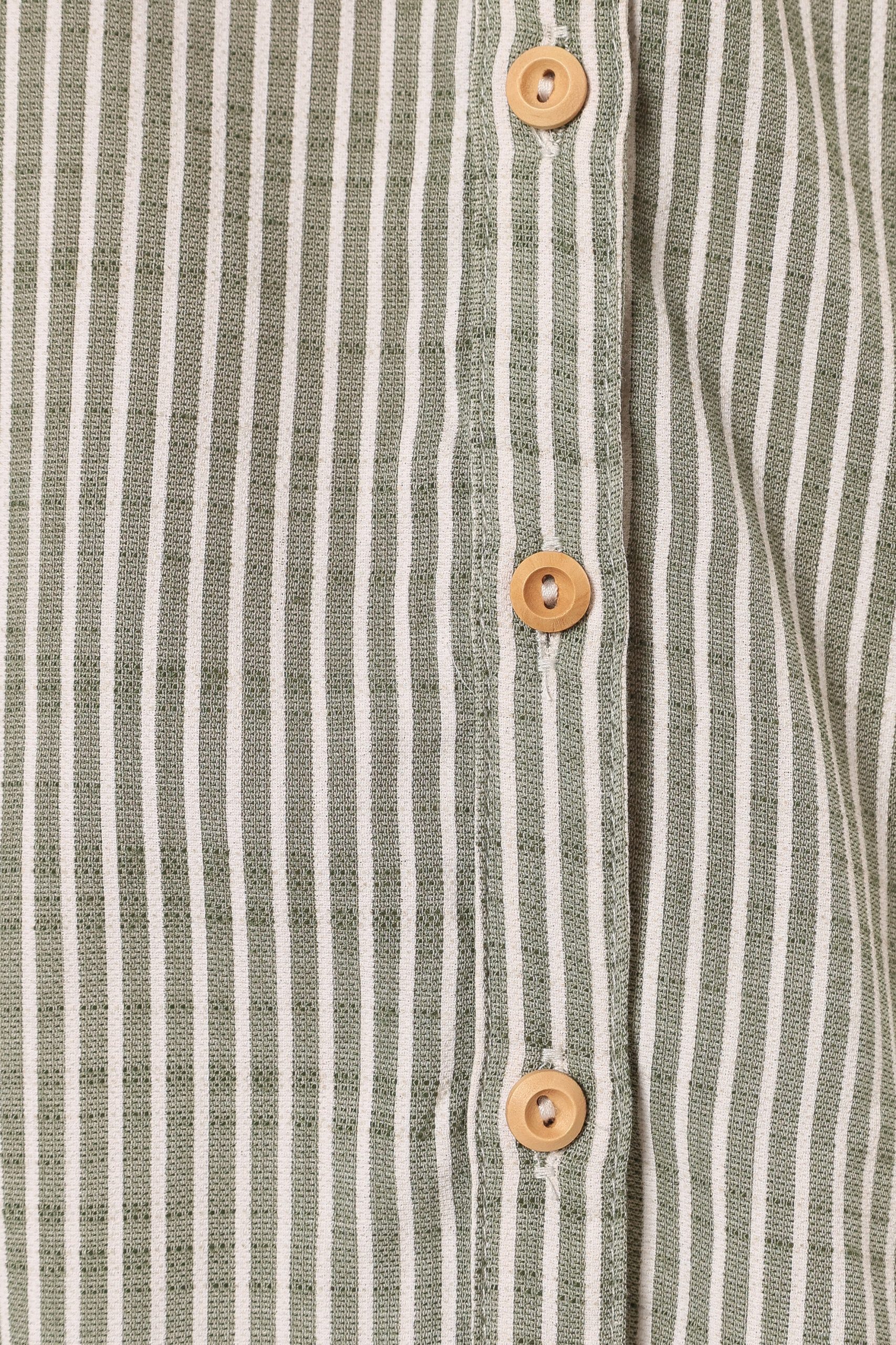 Wren Oversized Shirt - Olive - Image 7