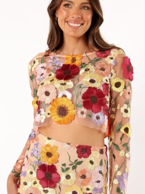 Wrenn Top - Pink Bloom